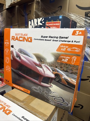 Slot car race - car, track