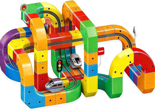 Set pista treno auto corsa - auto, fai