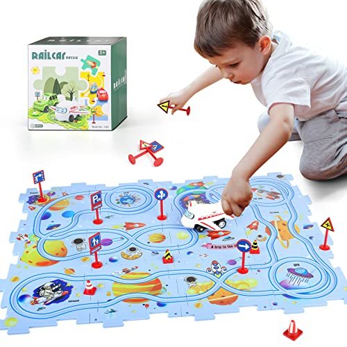 Pista macchinine con traccia - pista,